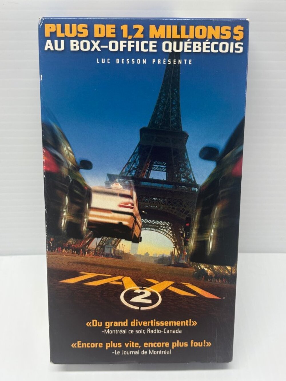 Taxi 2 VHS Luc Besson French Film Action Comedy Paris